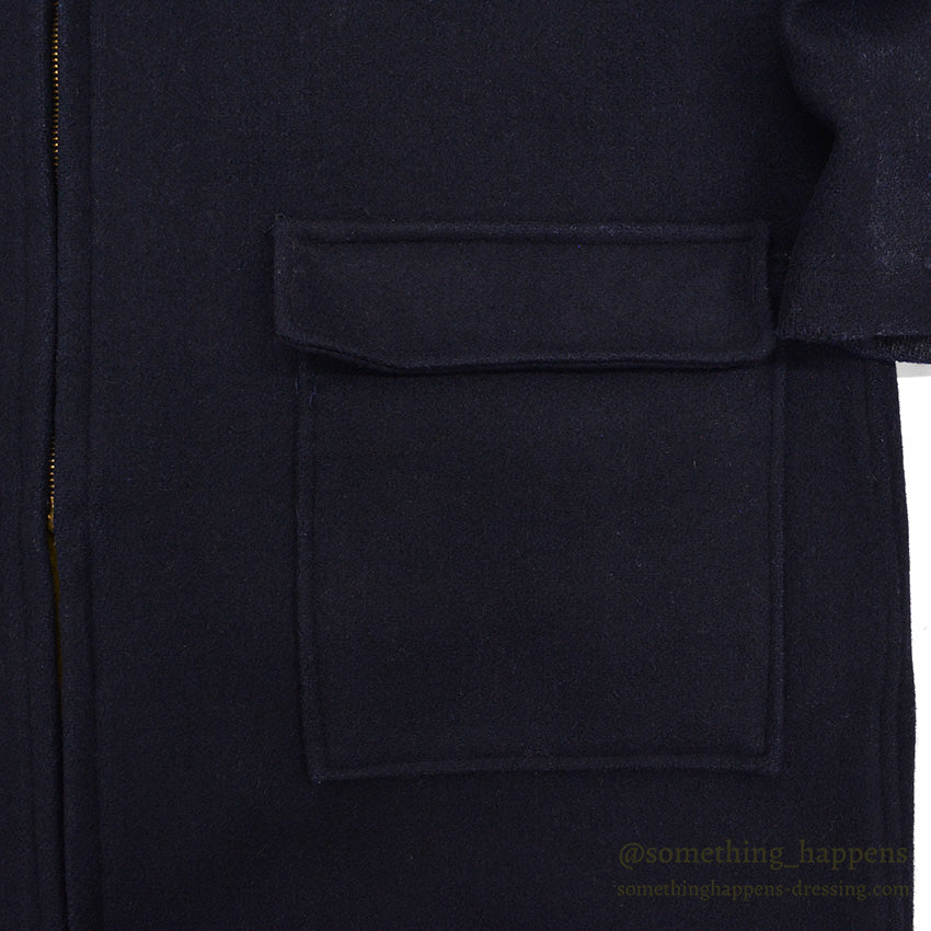 1950's PENNLEIGH W.T.GRANT CO. WOOL COAT / YELLOW LINER ... M