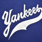 1970's ARTEX NEW YORK YANKEES FOOTBALL TEE / UNIQUE ... XL