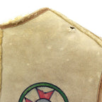 ~1960's NATIVE AMERICAN SYMBOLIC ARTWORK CUSTOM SHEARLING VEST...