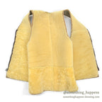 ~1960's NATIVE AMERICAN SYMBOLIC ARTWORK CUSTOM SHEARLING VEST...