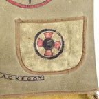 ~1960's NATIVE AMERICAN SYMBOLIC ARTWORK CUSTOM SHEARLING VEST...